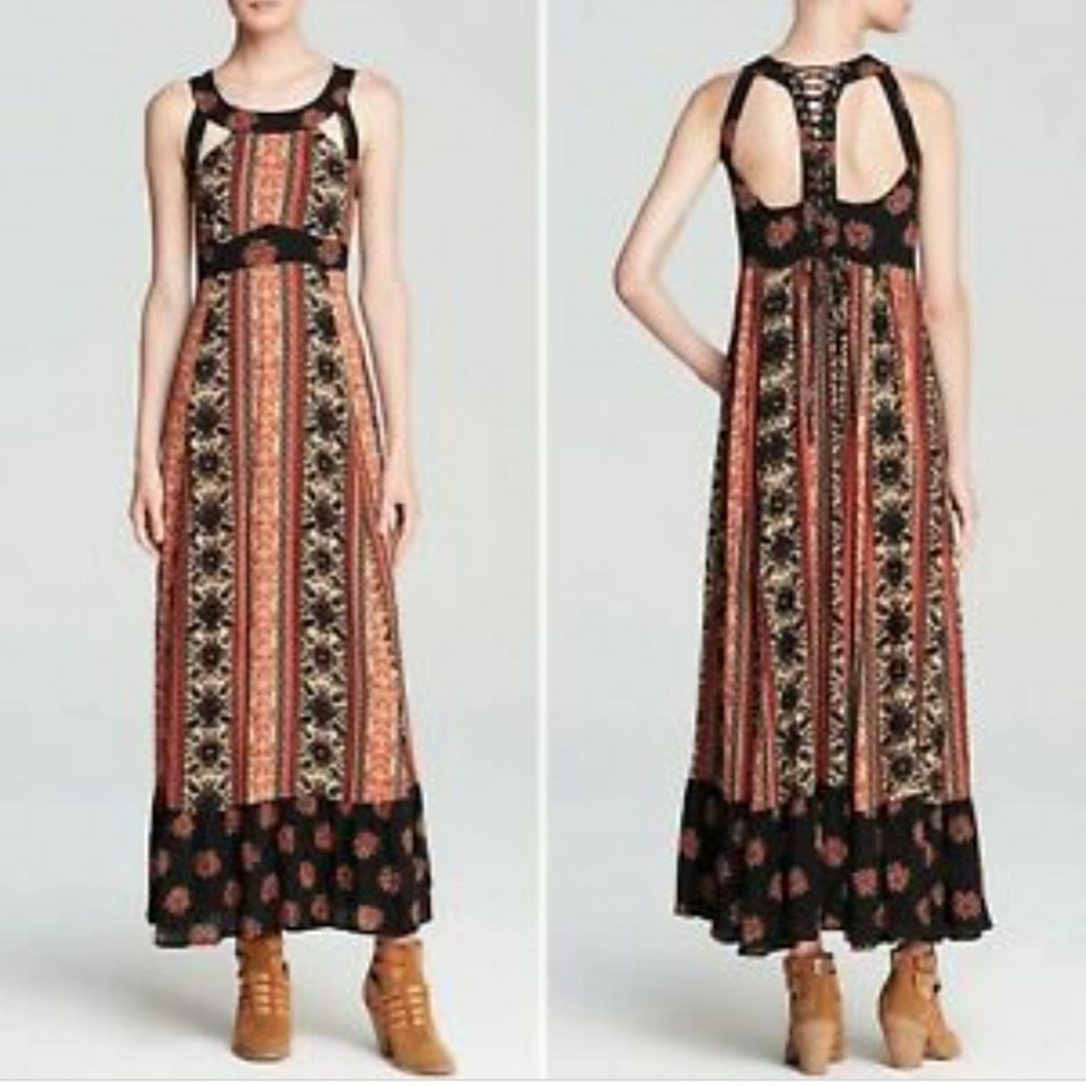 Free People Printed Maxi Dress